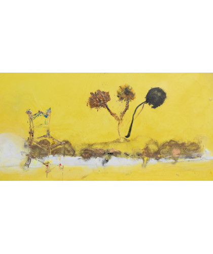 Paysage aux 3 tournesols